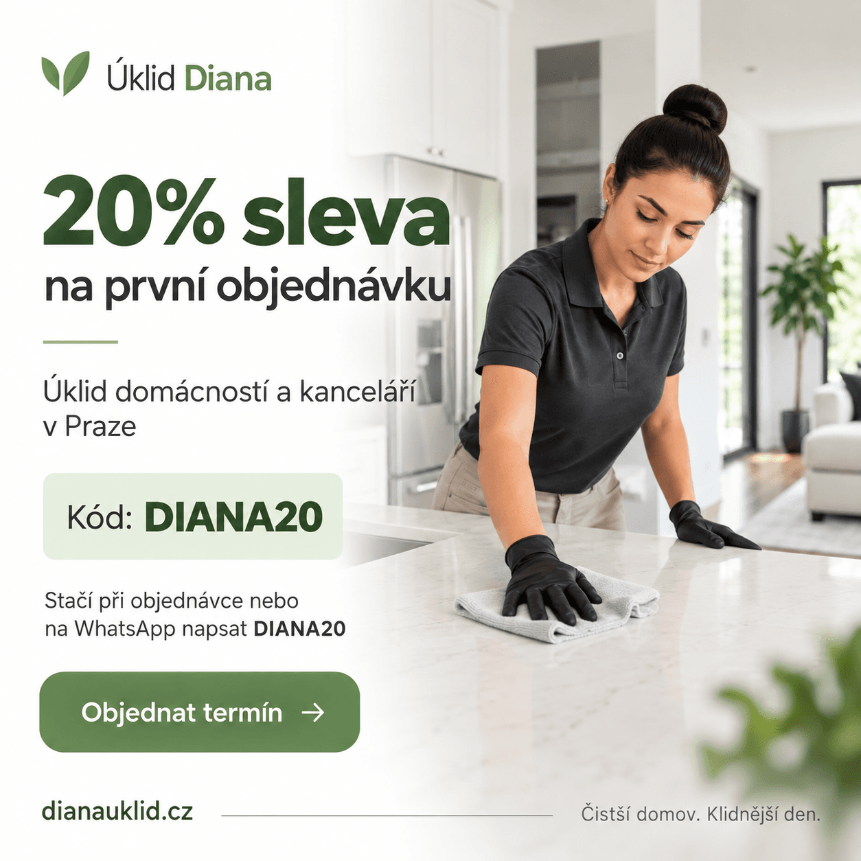 Kupon DIANA20 se slevou 20 % na první objednávku